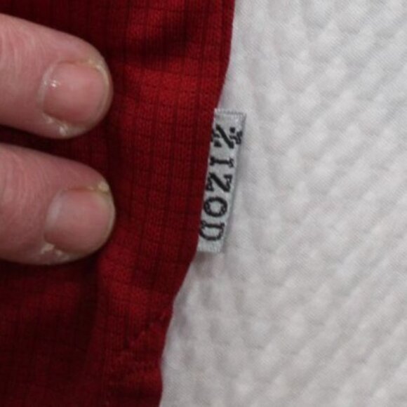 Izod Mens Advantage Performance Golf Polo Shirt Red Size L - Picture 6 of 8